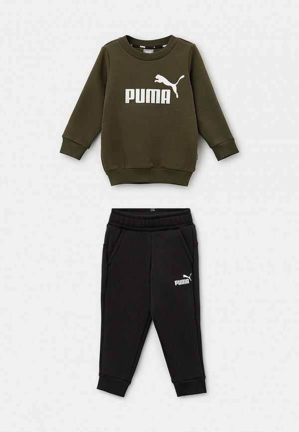 Костюм спортивный PUMA - цвет: хаки, черный, коллекция: мульти.