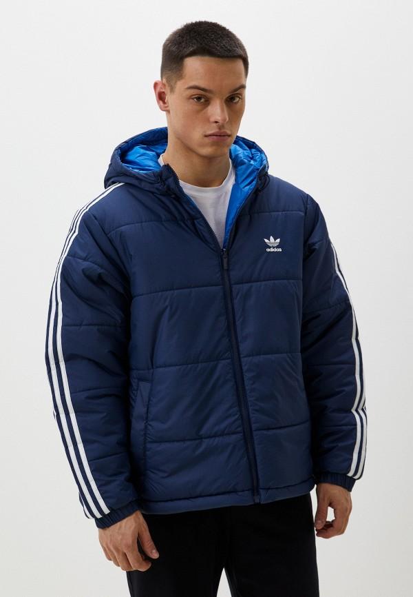 Куртка утепленная adidas Originals - цвет: синий, коллекция: демисезон, зима.