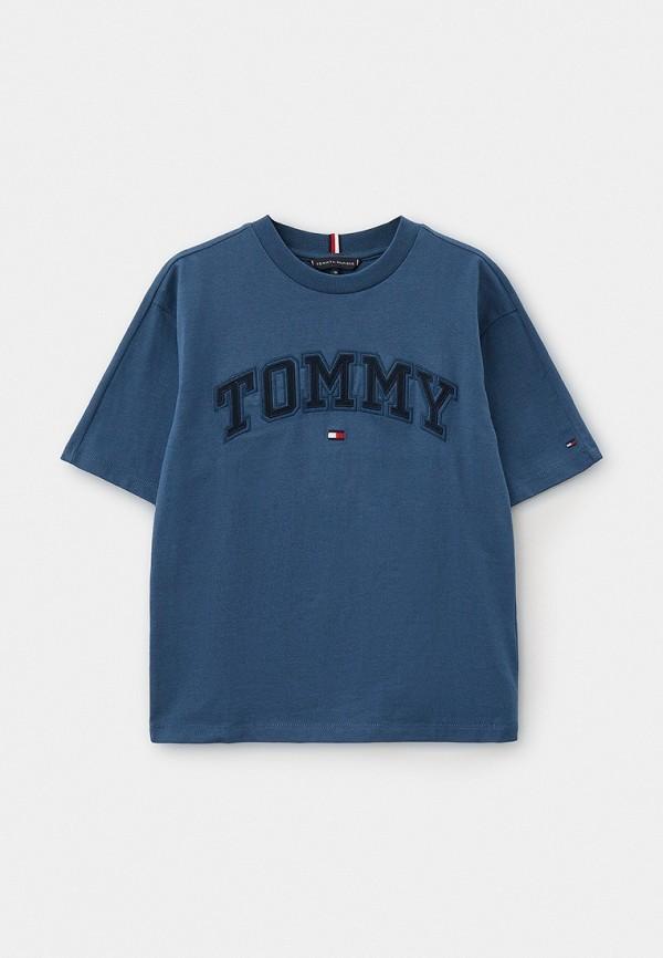 Футболка Tommy Hilfiger - цвет: синий, коллекция: мульти.