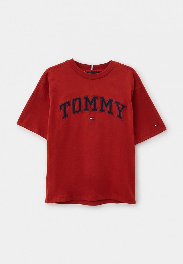 Футболка Tommy Hilfiger - цвет: красный, коллекция: мульти.