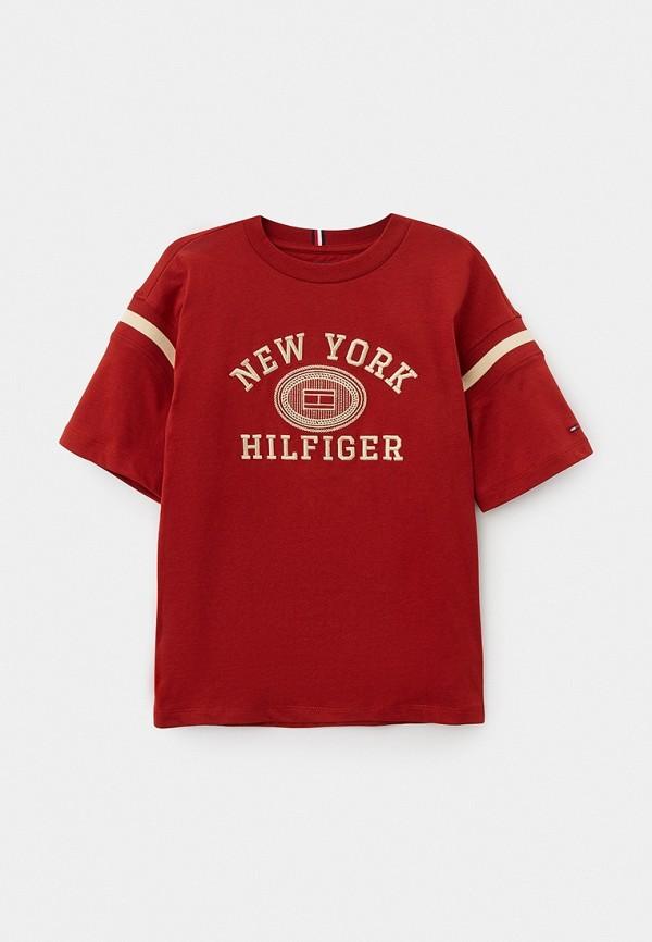 Футболка Tommy Hilfiger - цвет: красный, коллекция: мульти.