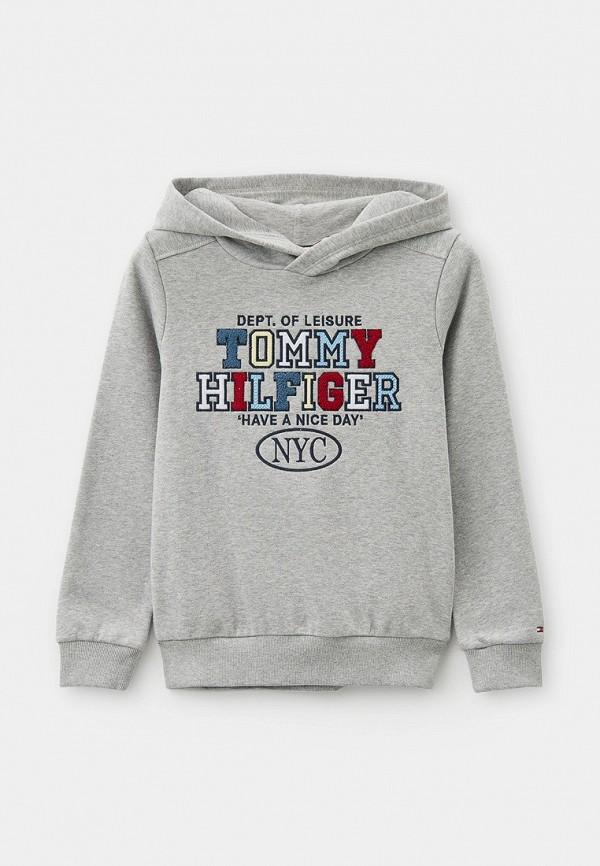 Худи Tommy Hilfiger - цвет: серый, коллекция: мульти.