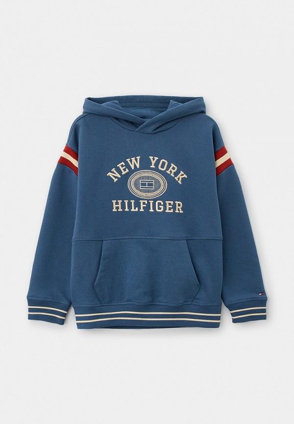 Худи Tommy Hilfiger - цвет: синий, коллекция: мульти.