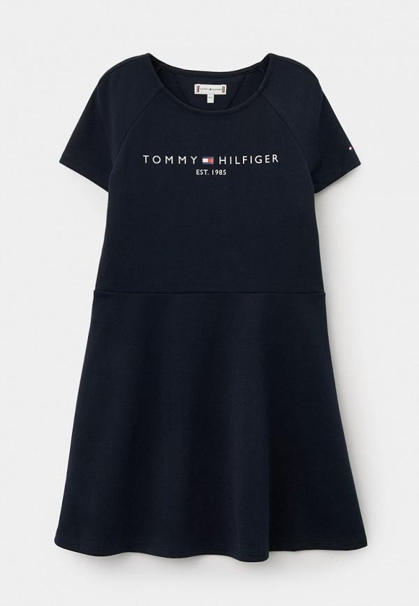 Платье Tommy Hilfiger - цвет: синий, коллекция: мульти.