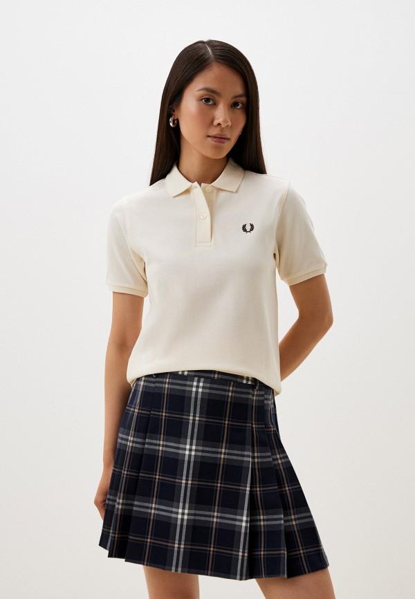 Поло Fred Perry - цвет: бежевый, коллекция: мульти.