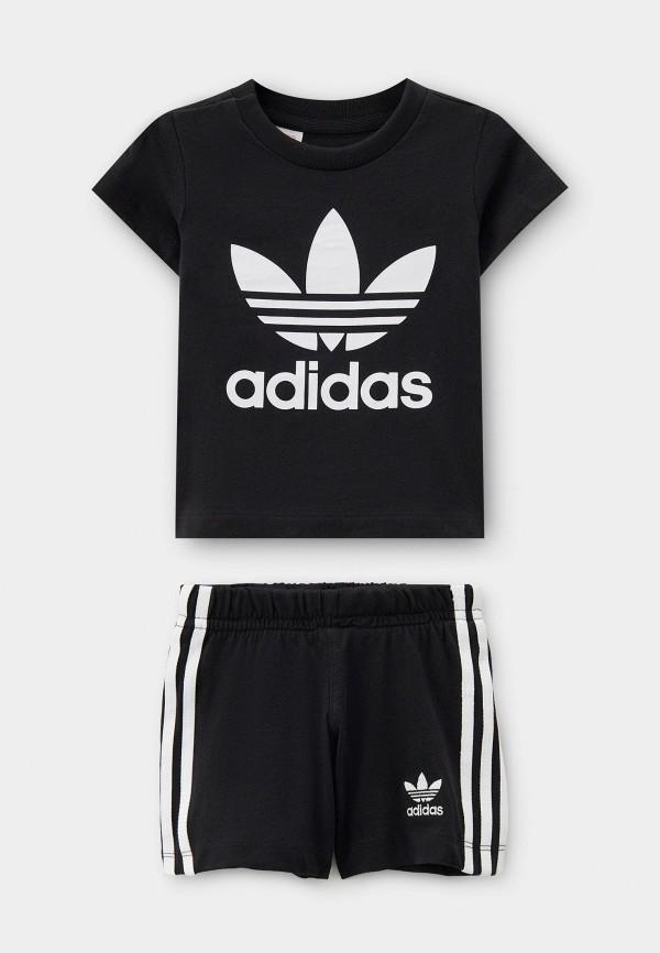 Футболка и шорты adidas Originals - цвет: черный, коллекция: мульти.