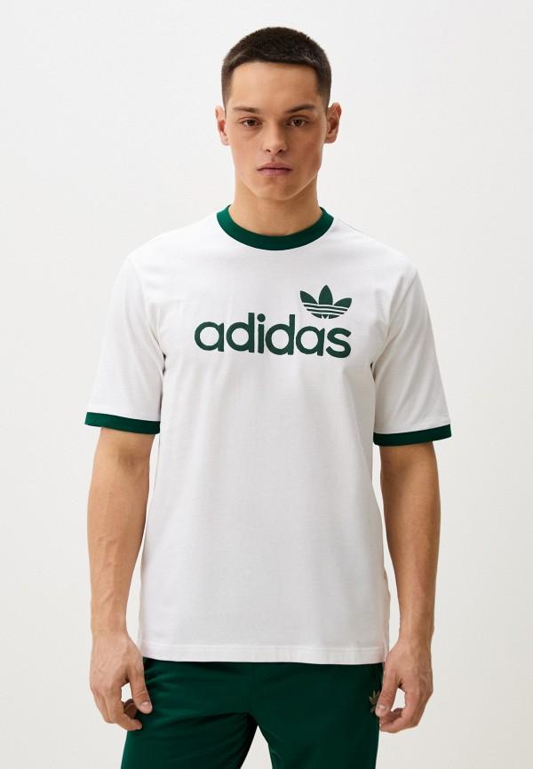 Футболка adidas Originals - цвет: белый, коллекция: мульти.