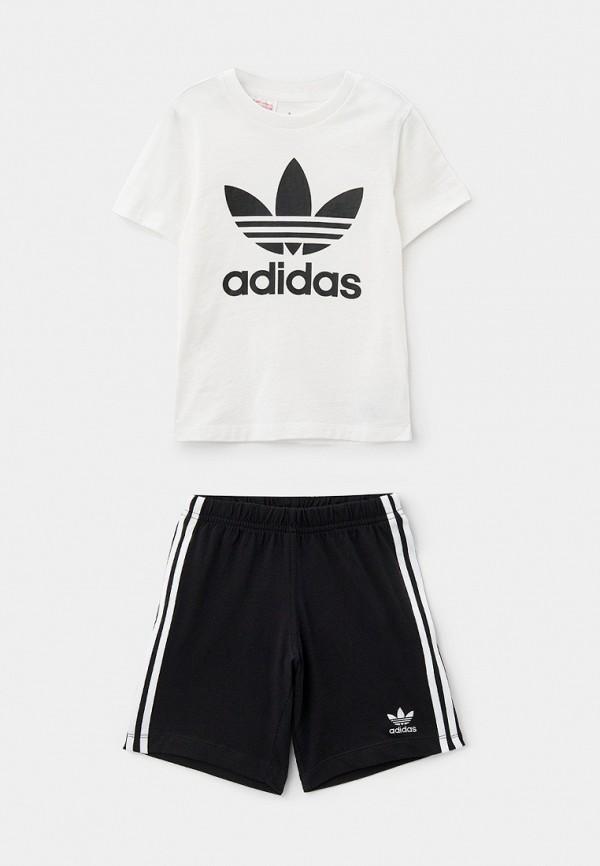 Костюм спортивный adidas Originals - цвет: белый, черный, коллекция: мульти.