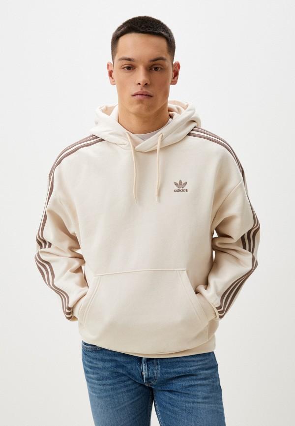 Худи adidas Originals - цвет: бежевый, коллекция: демисезон.