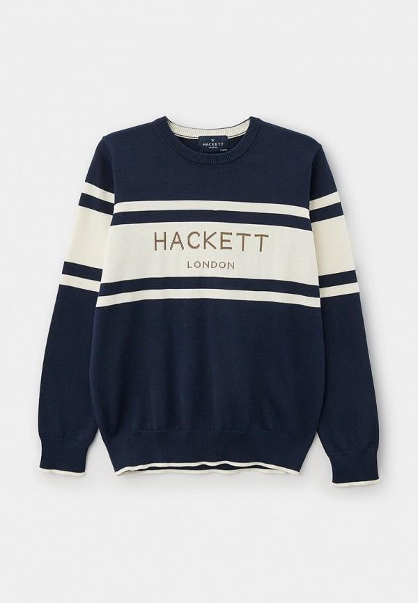 Джемпер Hackett London - цвет: синий, коллекция: демисезон, зима.