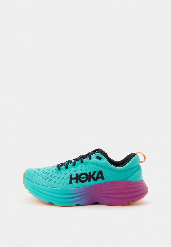 Кроссовки Hoka One One - цвет: бирюзовый, коллекция: мульти.