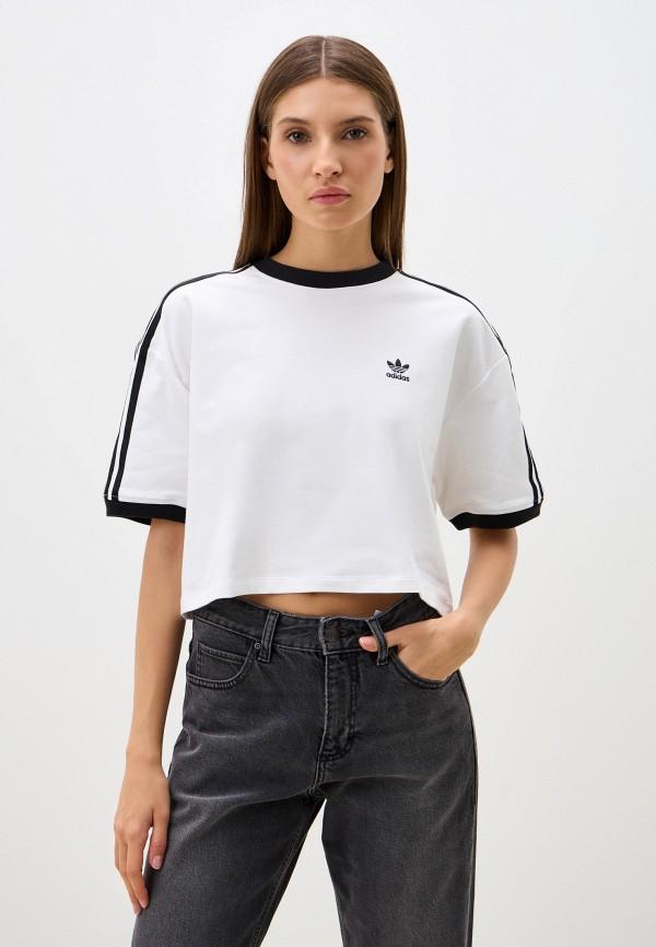 Футболка adidas Originals - цвет: белый, коллекция: мульти.