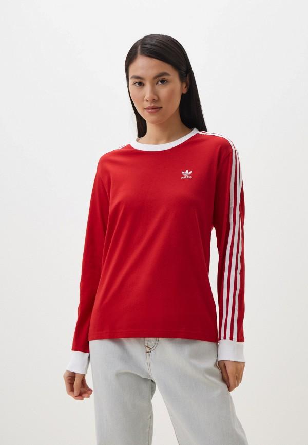 Лонгслив adidas Originals - цвет: красный, коллекция: мульти.