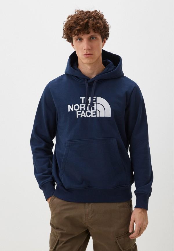 Худи The North Face - цвет: синий, коллекция: мульти.