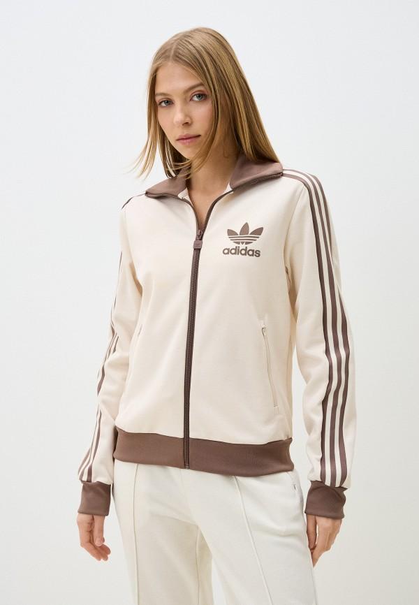 Олимпийка adidas Originals - цвет: бежевый, коллекция: мульти.