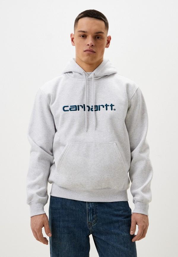 Худи Carhartt WIP - цвет: серый, коллекция: мульти.