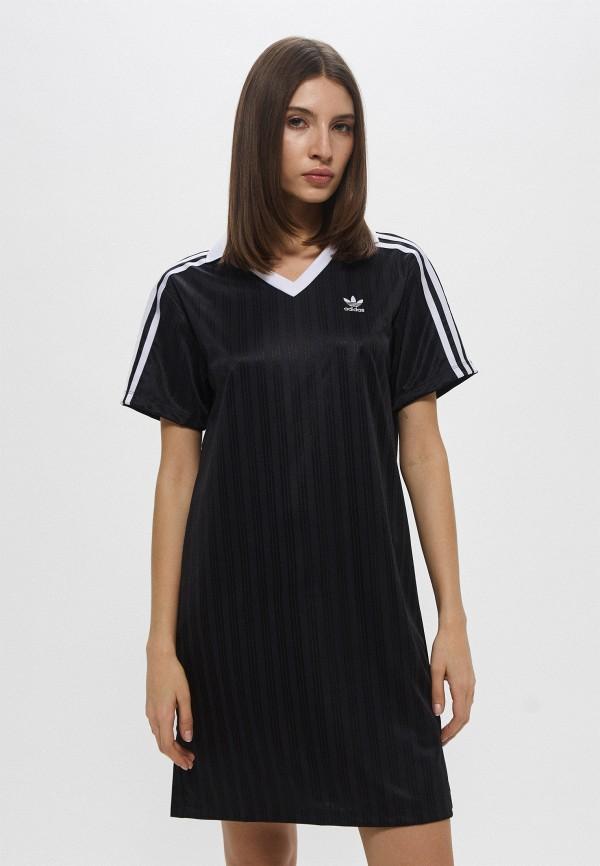 Платье adidas Originals - цвет: черный, коллекция: мульти.