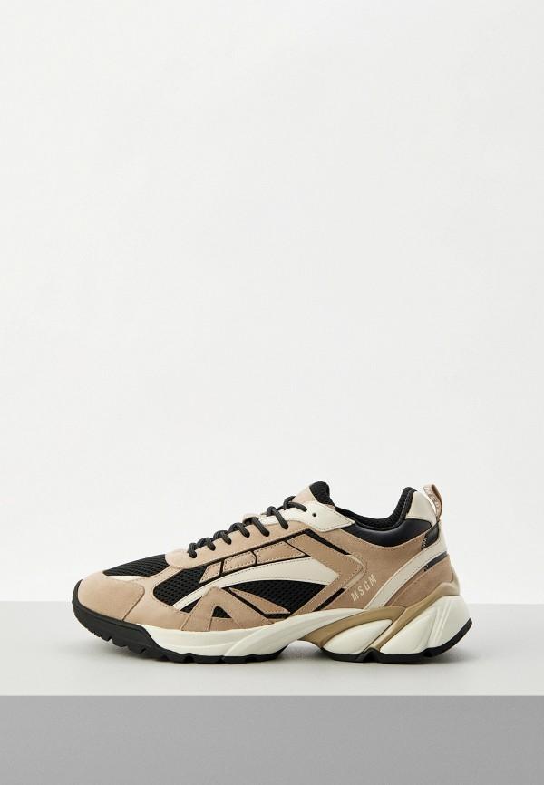 MSGM | Кроссовки MSGM - цвет: бежевый, коллекция: демисезон, лето.