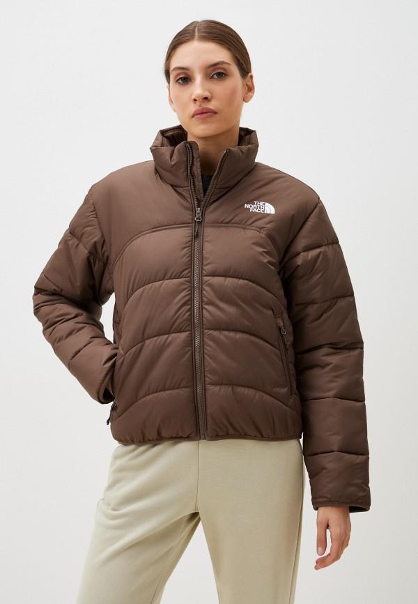 Куртка утепленная The North Face - цвет: коричневый, коллекция: демисезон, зима.