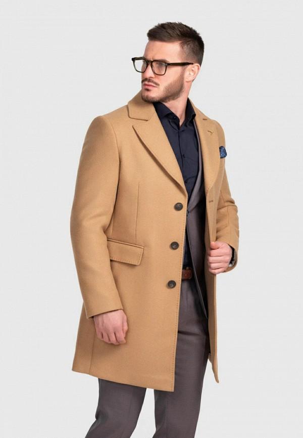 Sarto Reale | Пальто однобортное Sarto Reale - цвет: бежевый, коллекция: демисезон.