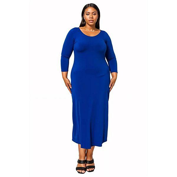 Женское Платье L I V D Plus Size Ashe Scoop Neck Maxi