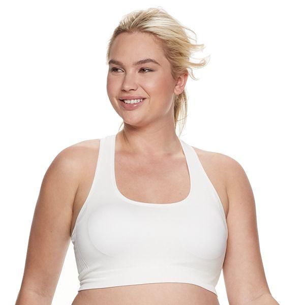 Бра спортивное Plus Size Tek Gear® бесшовное для йоги с технологией Dry Tek