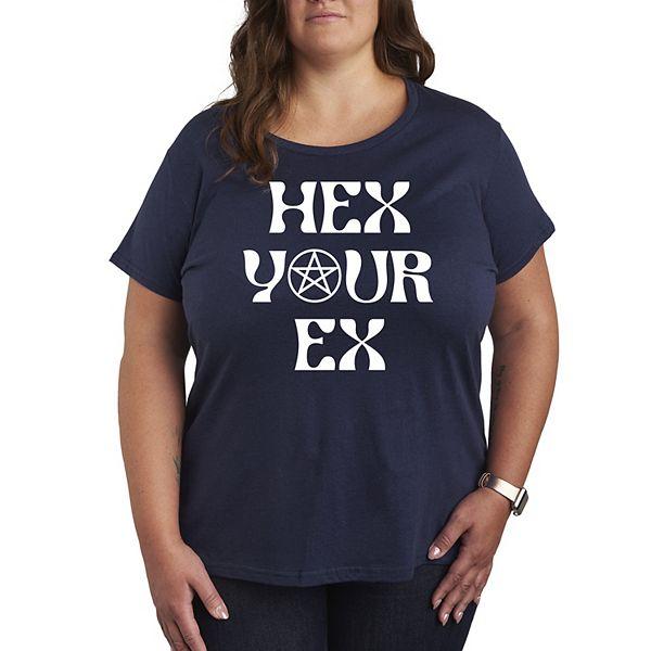 Женская Футболка Unbranded Plus Size Hex Your Ex