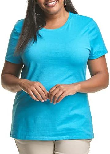 JUST MY SIZE Women's Plus-Size Short Sleeve Crew Neck Tee