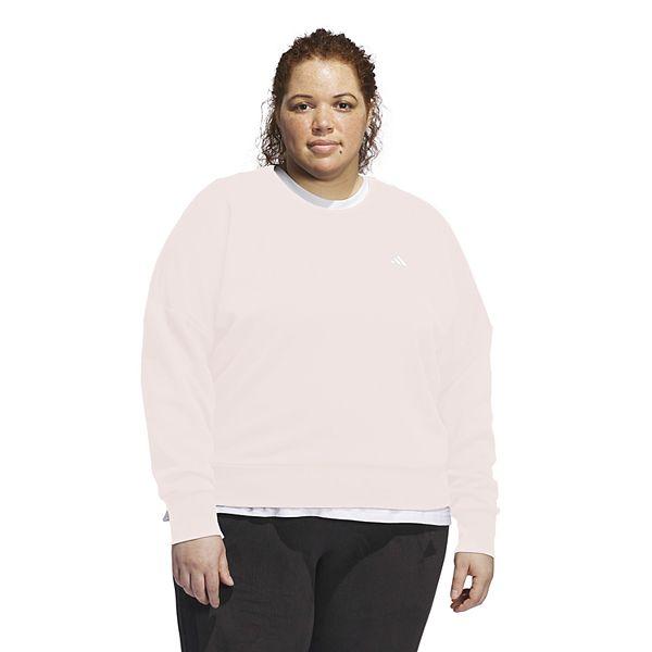 Женское худи adidas Essentials Plus Size с длинными рукавами и мягким флисом