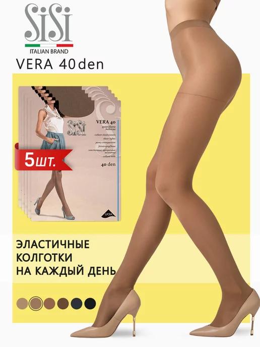 Колготки женские VERA 40 den, набор 5 шт