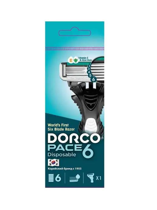 DORCO | Станок для бритья мужской одноразовый Pace 6