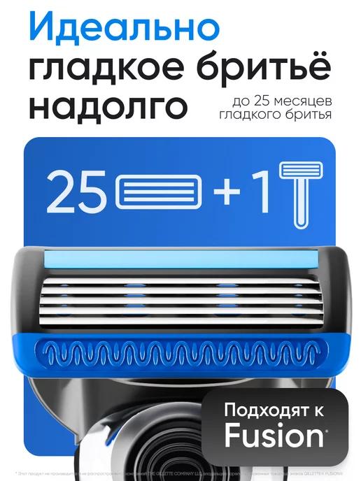 TopTech | Бритва Razor5+кассеты,5 лезвий. Совместим с Gillette Fusion5