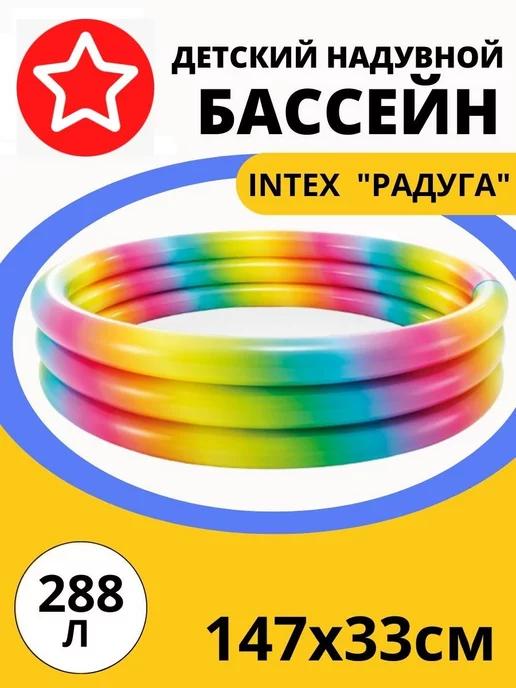 Водный детский надувной бассейн на дачу 147*33 см