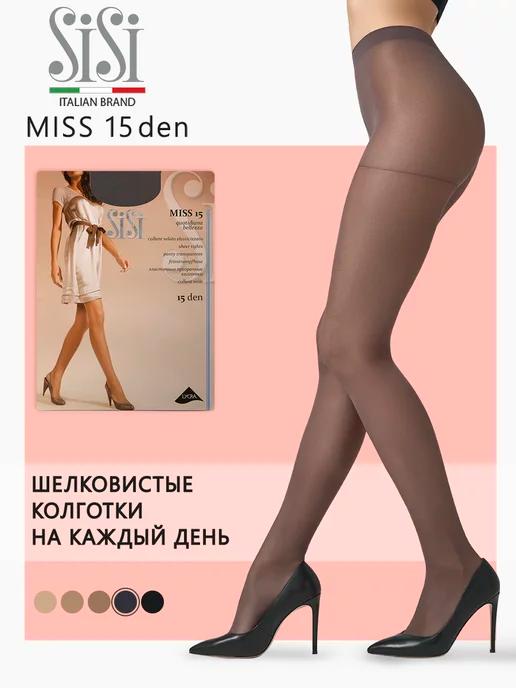 Колготки женские, тонкие и прозрачные MISS 15 den