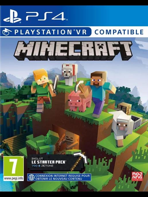 Minecraft (C поддержкой PS VR) (PS4, русская версия)