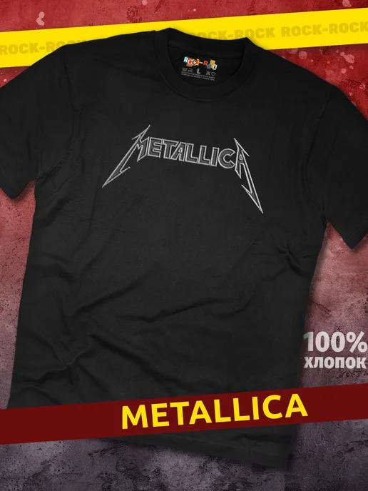 Черная футболка Metallica Металлика