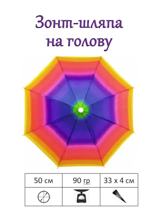 Forain | Зонт шляпа на голову 50 см