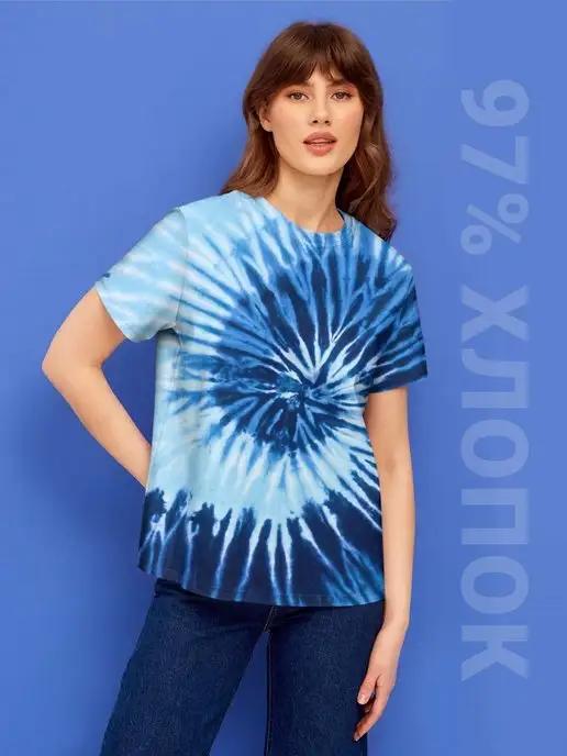 Женская футболка Tie Dye, Тай Дай