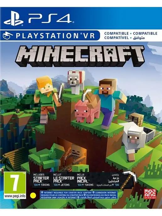 Mojang | Minecraft (C поддержкой PS VR) (PS4, русская версия)