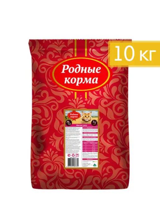 Сухой корм для взрослых кошек с мясным рагу 3 5 пуда (10 кг)