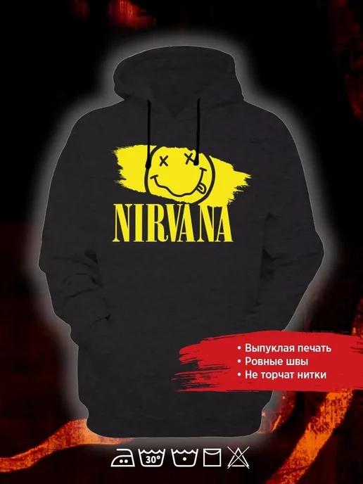 Slipknot | Худи Толстовка Nirvana Nirvana Нирвана Курт Кобейн