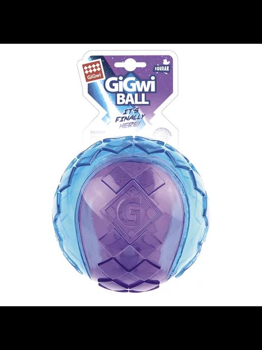 Игрушка для собак Мяч с пищалкой 8см, серия GiGwi BALL