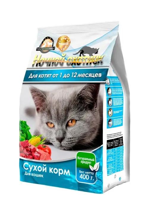 Корм для котят полнорационный премиум мясное ассорти 400 г