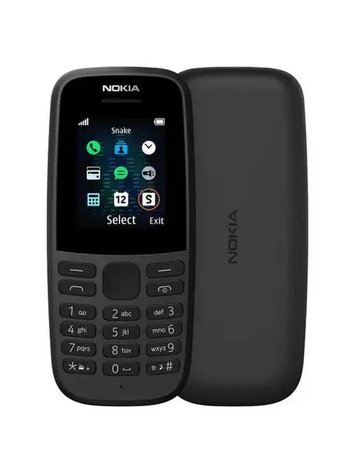 Nokia 105 2019 Фонарик Мобильный телефон 105 Сотовый