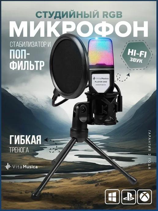 Микрофон студийный для пк