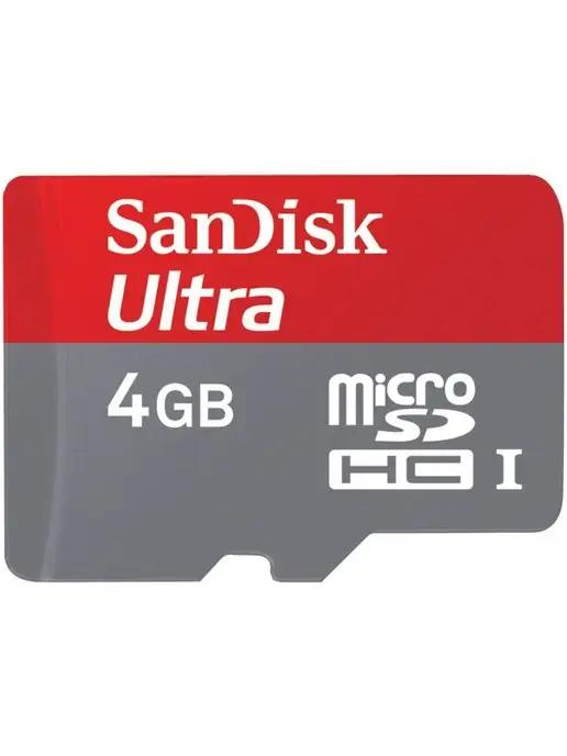 Карта памяти 4 гб, Micro SD флешка микро сд