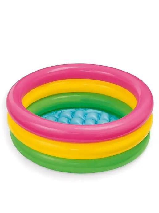 Бассейн надувной детский Sunset Glow Baby Pool 61смx22см (1-