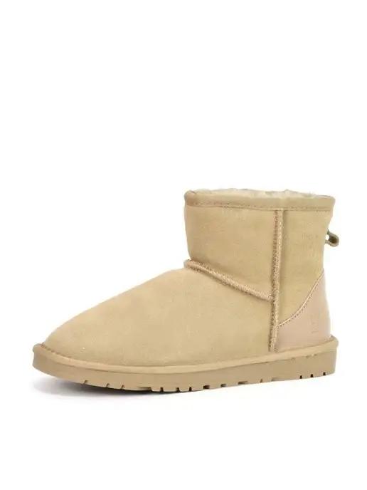 Угги зимние натуральная замша и мех Sheepskin Premium