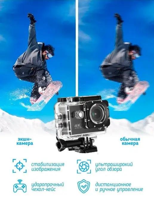 Экшн камера 4k водонепроницаемая как Go Pro