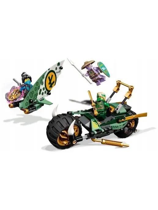 Конструктор Ninjago Мотоцикл Ллойда для джунглей аналог LEGO